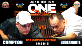 Francisco Bustamante vs Chip Compton July 18–20, 2024. - Live from the ...